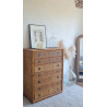 Commode en rotin DAL VERA circa 1960