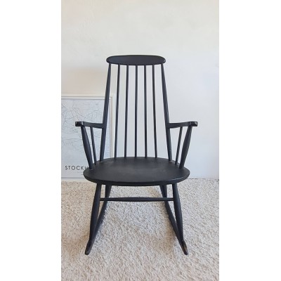 Fauteuil Rocking chair scandinave années 60