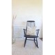 Fauteuil Rocking chair scandinave années 60