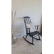 Fauteuil Rocking chair scandinave années 60