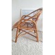 Paire de fauteuils en rotin vintage circa années 70