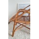 Paire de fauteuils en rotin vintage circa années 70