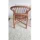 Paire de fauteuils en rotin vintage circa années 70