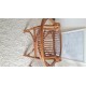 Paire de fauteuils en rotin vintage circa années 70