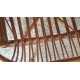 Paire de fauteuils en rotin vintage circa années 70