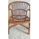 Paire de fauteuils en rotin vintage circa années 70