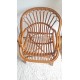 Paire de fauteuils en rotin vintage circa années 70