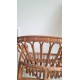 Paire de fauteuils en rotin vintage circa années 70