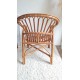 Paire de fauteuils en rotin vintage circa années 70