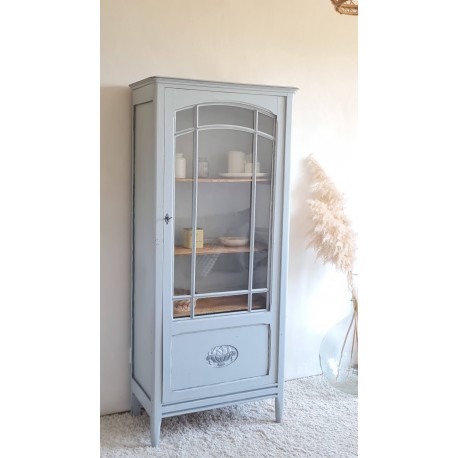 Armoire parisienne vitrée de style art déco