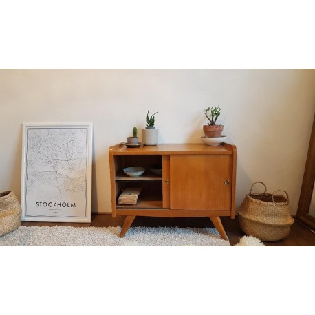 Buffet pieds compas - années 60 petit format