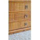 Commode en rotin DAL VERA circa 1960