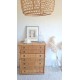 Commode en rotin DAL VERA circa 1960