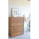 Commode en rotin DAL VERA circa 1960